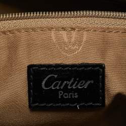 Cartier Black Patent Leather Small Marcello De Cartier Bag