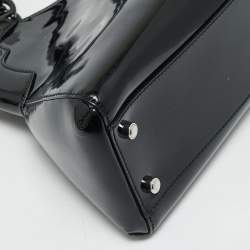 Cartier Black Patent Leather Small Marcello De Cartier Bag