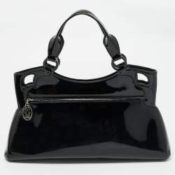 Cartier Black Patent Leather Small Marcello De Cartier Bag
