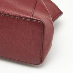 Cartier Dark Red Leather Mini C de Cartier Bag
