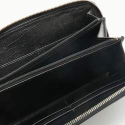 Pre Owned Cartier Black Leather Marcello de Cartier Continental Wallet