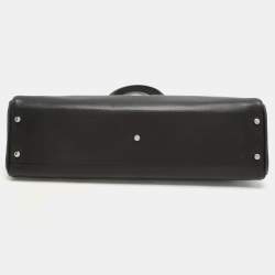 Cartier Black/Graphite Karung And Leather Medium Marcello de Cartier Bag