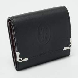Cartier Black Leather Must de Cartier Small Multiple Wallet