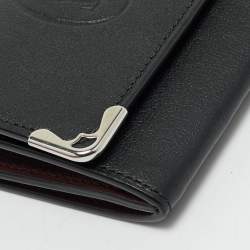 Cartier Black Leather Must de Cartier Small Multiple Wallet