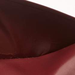 Pre Owned Cartier Burgundy Leather Le Must De Cartier Long Wallet