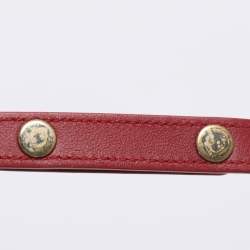 Pre Owned Cartier Red Leather Guirlande de Cartier Wallet On Chain