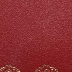 Pre Owned Cartier Red Leather Guirlande de Cartier Wallet On Chain