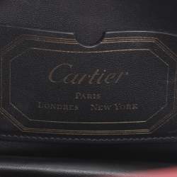 Pre Owned Cartier Red Leather Guirlande de Cartier Wallet On Chain