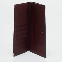 Pre Owned محفظة كارتييه موست دو كارتييه إنترناشيونال جلد أسود بسحاب 