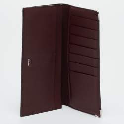 Pre Owned محفظة كارتييه موست دو كارتييه إنترناشيونال جلد أسود بسحاب 