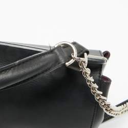 Pre Owned Cartier Black Leather Jeanne Toussaint Top Handle Bag