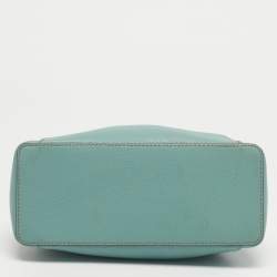 Pre Owned Cartier Green Leather Mini C de Cartier Bag