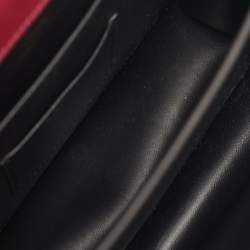 مملوكة مسبقًا Cartier Burgundy Leather Small Panthere C De Cartier Top Handle Bag