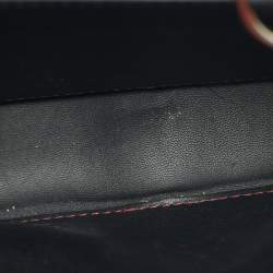 Pre Owned Cartier Red Leather Mini Guirlande de Cartier Top Handle Bag