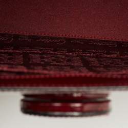 Pre Owned Cartier Red Patent Leather Happy Birthday Top Handle Bag