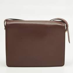 Pre Owned Cartier Red Leather Must de Cartier Shoulder Bag