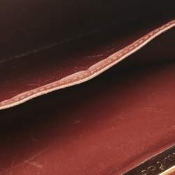 Pre Owned Cartier Red Leather Must de Cartier Shoulder Bag