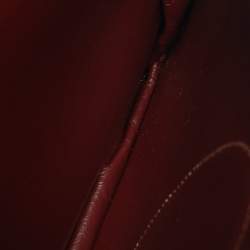 Pre Owned حقيبة كارتير كروس بودي موست دو كارتير جلد عنابي