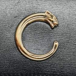 Pre Owned Cartier Panthère de Cartier Black Leather Continental Wallet