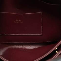 Pre Owned Cartier Trinity Handle Black Leather Shoulder Bag