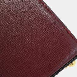 مملوكة مسبقًا Cartier Bordeaux Leather Must De Cartier Handbag