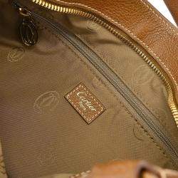 Pre Owned Cartier Brown Marcello Handbag
