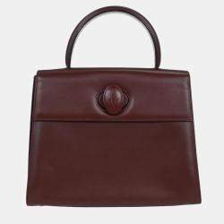 مملوكة مسبقًا Cartier Bordeaux Must De Cartier Handbag
