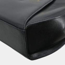 Pre Owned حقيبة يد بانثير جلد سوداء من كارتييه