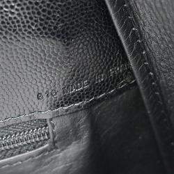 Pre Owned حقيبة يد بانثير جلد سوداء من كارتييه