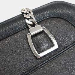 Pre Owned حقيبة كتف سلسلة لا دونا كارتتيه سوداء