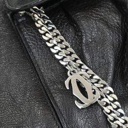 Pre Owned حقيبة كتف سلسلة لا دونا كارتتيه سوداء