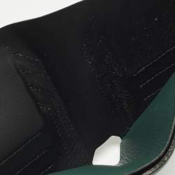 Pre Owned Cartier Must de Cartier Green Leather Bifold Wallet