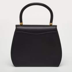 Pre Owned حقيبة كتف كارتتييه بانثر جلد أسود بيد علوية