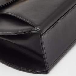 Pre Owned حقيبة كتف كارتتييه بانثر جلد أسود بيد علوية