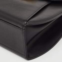 Pre Owned حقيبة كتف كارتتييه بانثر جلد أسود بيد علوية