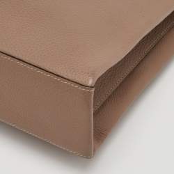 Pre Owned حقيبة كتف كارتييه كلاسيكية سلسلة جلد بيج وبراءات الاختراع وثعبان كارتييه النسائية