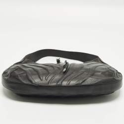 Pre Owned حقيبة هوبو كارتييه بانثير دو كارتييه جلد أسود