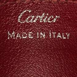 Pre Owned Cartier Must de Cartier Black Leather Card Holder