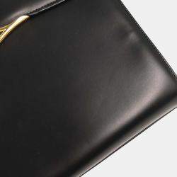 Pre Owned حقيبة كارتتييه جلد أزرق داكن