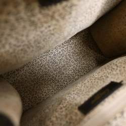 Pre Owned Cartier Black Leather Panthere Tote Handbag