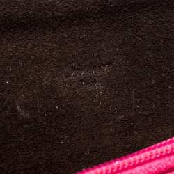 Pre Owned Cartier Pink Leather Les Must Envelope Trifold Wallet