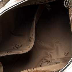 Pre Owned Cartier Gold Leather Small Marcello De Cartier Bag