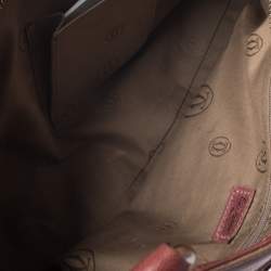 Pre Owned Cartier Red Leather Small Marcello De Cartier Bag