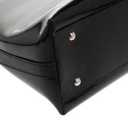 Pre Owned حقيبة كارتييه Marcello de Cartier جلد لامعة سوداء