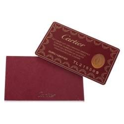 Pre Owned حقيبة كارتييه ماركلو دو كارتييه متوسطة جلد بنية