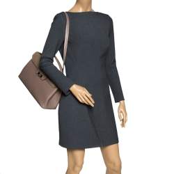 مملوكة مسبقًا Cartier Beige Leather and Python Classic Feminine Line Top Handle Bag