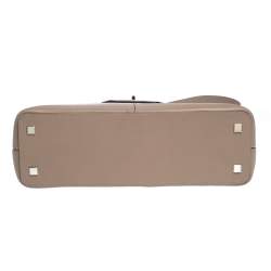 مملوكة مسبقًا Cartier Beige Leather and Python Classic Feminine Line Top Handle Bag