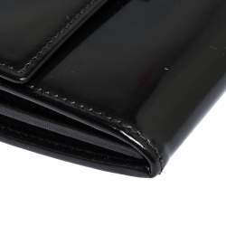 Pre Owned محفظة كونتينينتال كارتييه بقلاب ميتاليك ذهبية