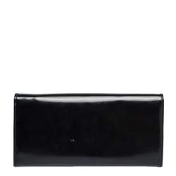 Pre Owned محفظة كونتينينتال كارتييه بقلاب ميتاليك ذهبية