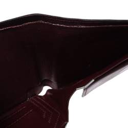 Pre Owned Cartier Black Leather Must De Cartier Bifold Wallet